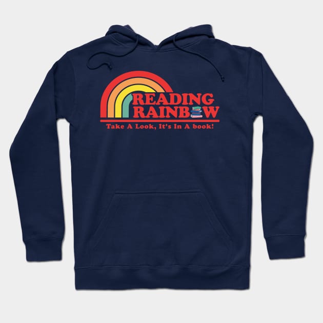 Reading Rainbow - Retro Hoodie by Real Pendy